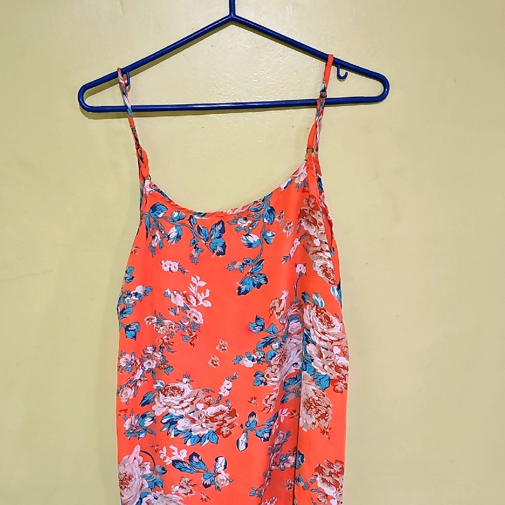 Floral Orange Women's Top
